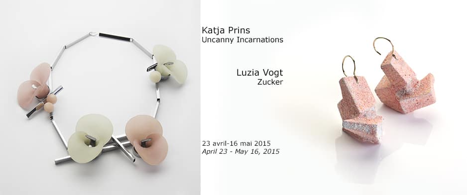 contemporary jewelry Luzia Vogt Katja Prins bijoux contemporains Montreal