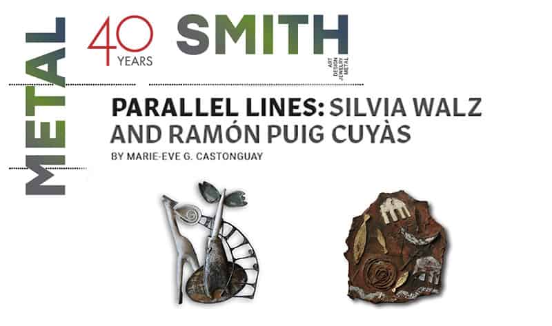 Metalsmith Ramon Puig Cuyas Silvia Walz