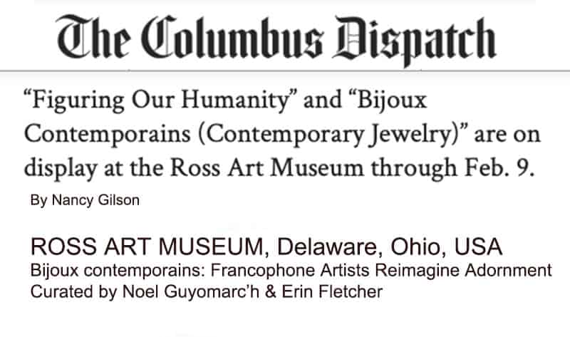 Contemporary Jewelry Ross Art Museum The Columbus Dispatch