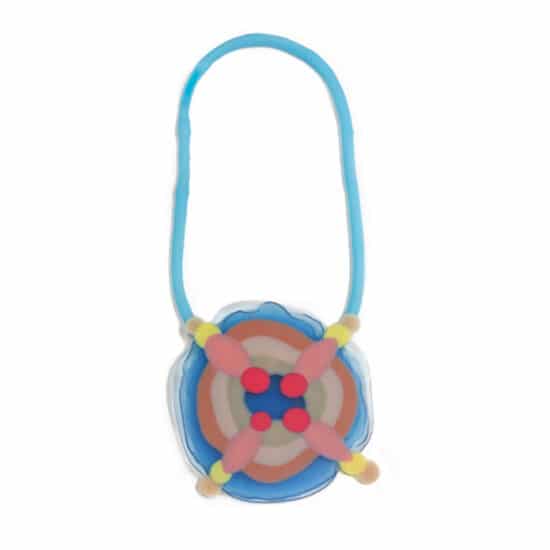 Contemporary jewelry in silicone by Ela Bauer