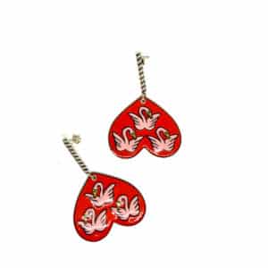 Fun Enamel Earrings by Aurélie Guillaume