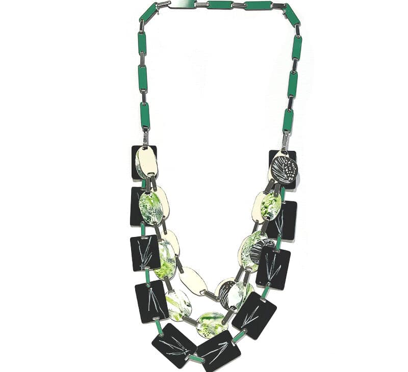 Amazing colorful necklaces by Silvia Walz