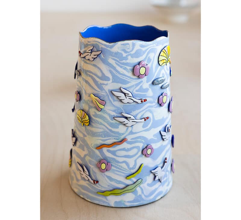 New enamel objects by Aurélie Guillaume
